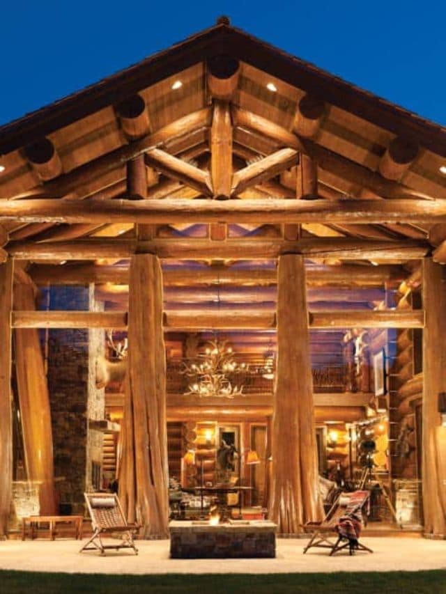 Jackson Hole Rustic Log Cabin Tour