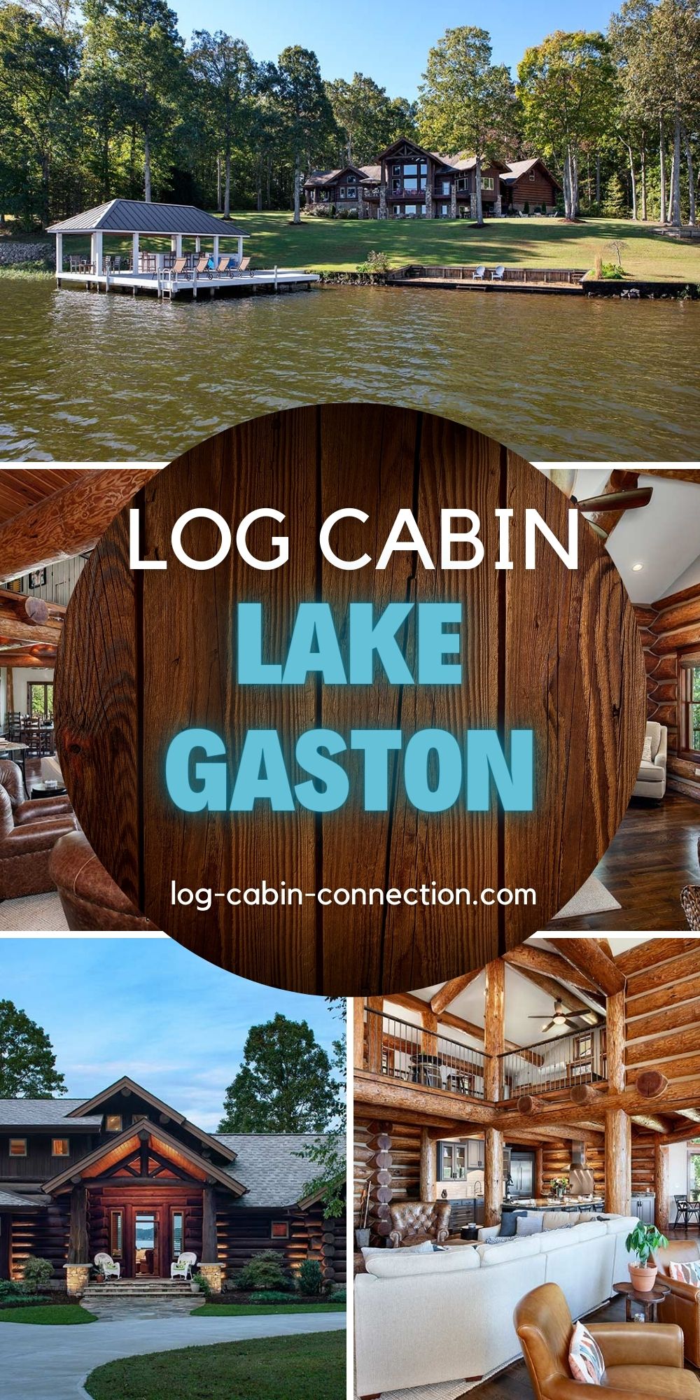 Lake Gaston Cabin Has a Basement Suite You'll Adore