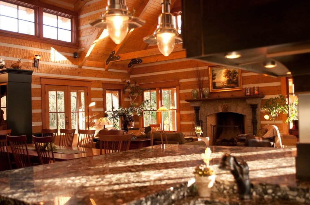 Leuthold Prestwick Log Cabin Is The Luxury Home of Your Dreams