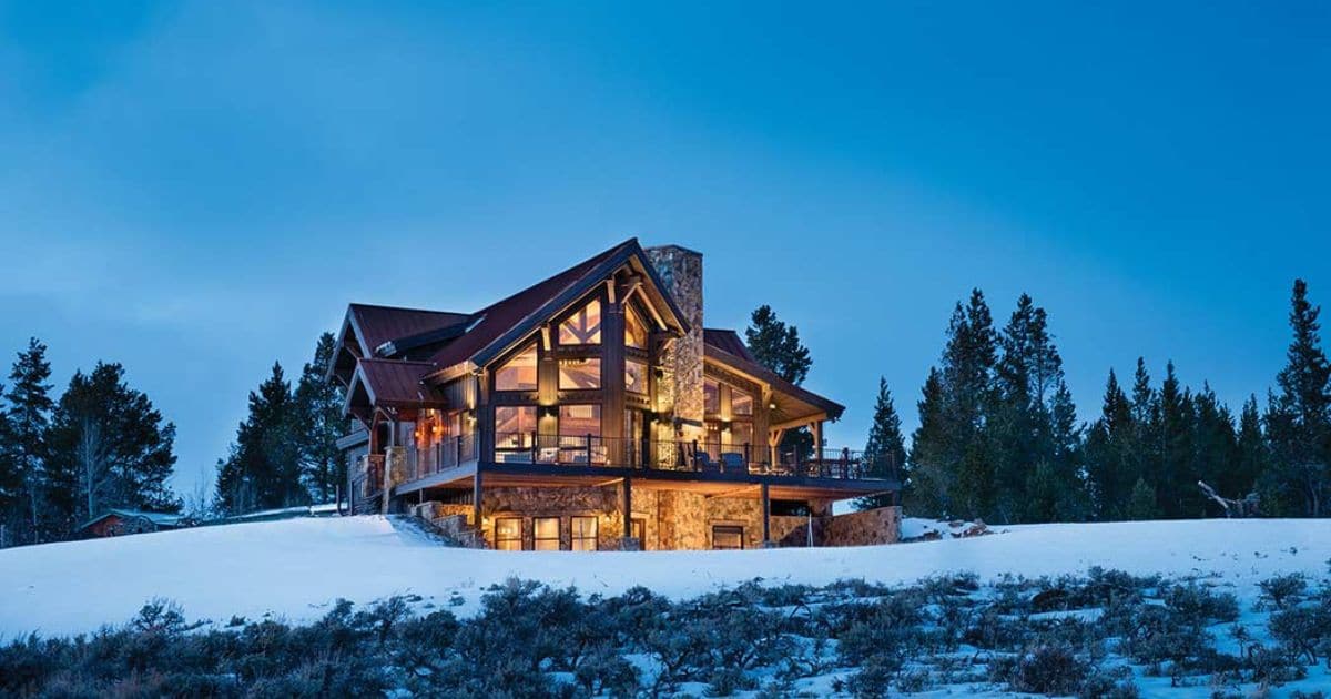 Meadow Creek Log Cabin Is a PicturePerfect Rustic Retreat