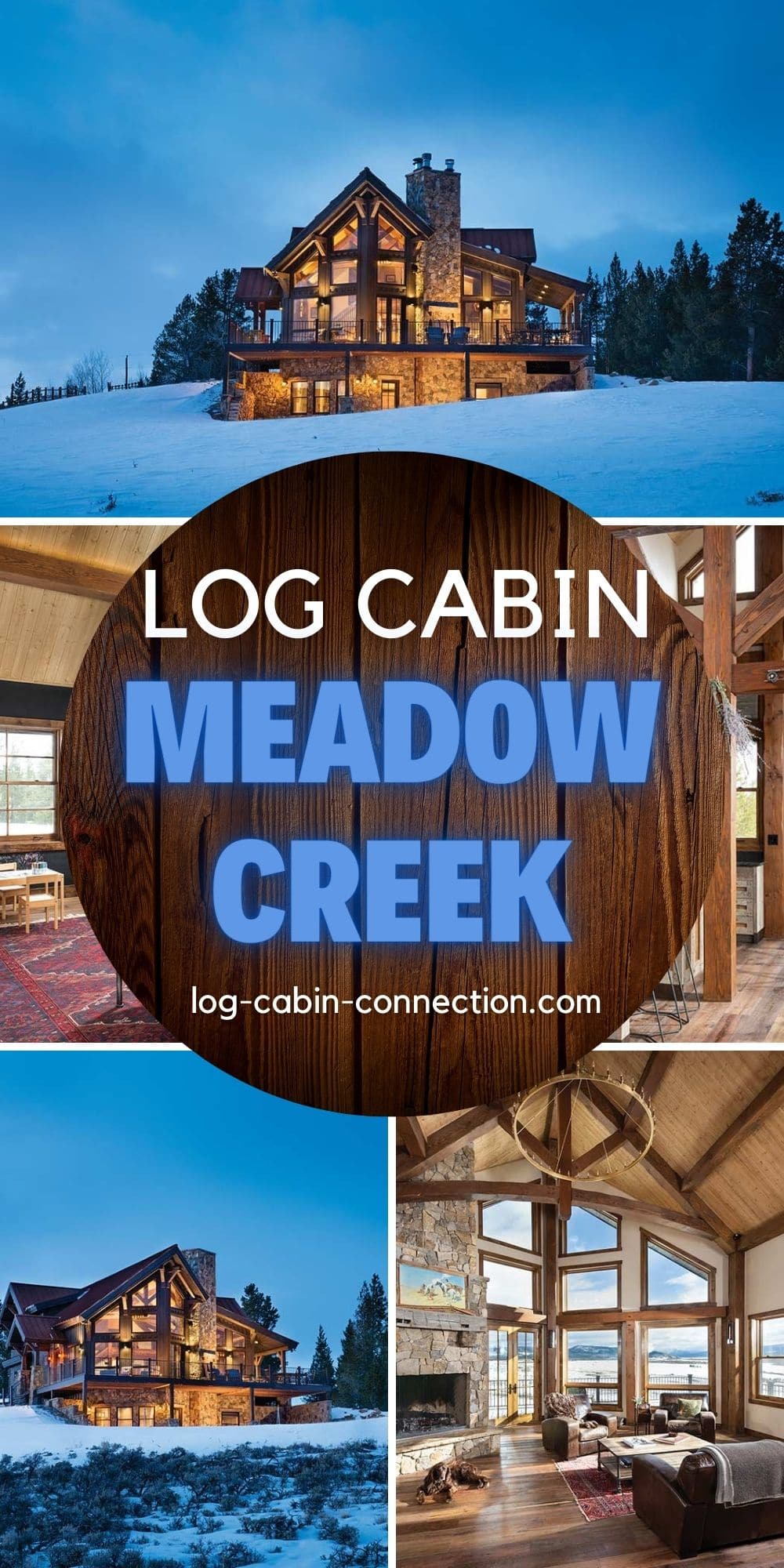 Meadow Creek Log Cabin Is a Picture-Perfect Rustic Retreat