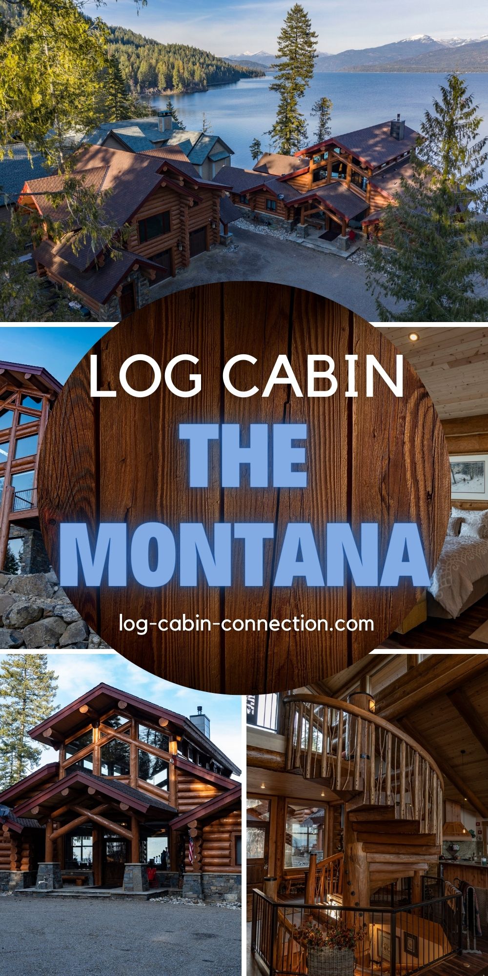 The Montana Is a Stunning Mountainside Log Cabin Home