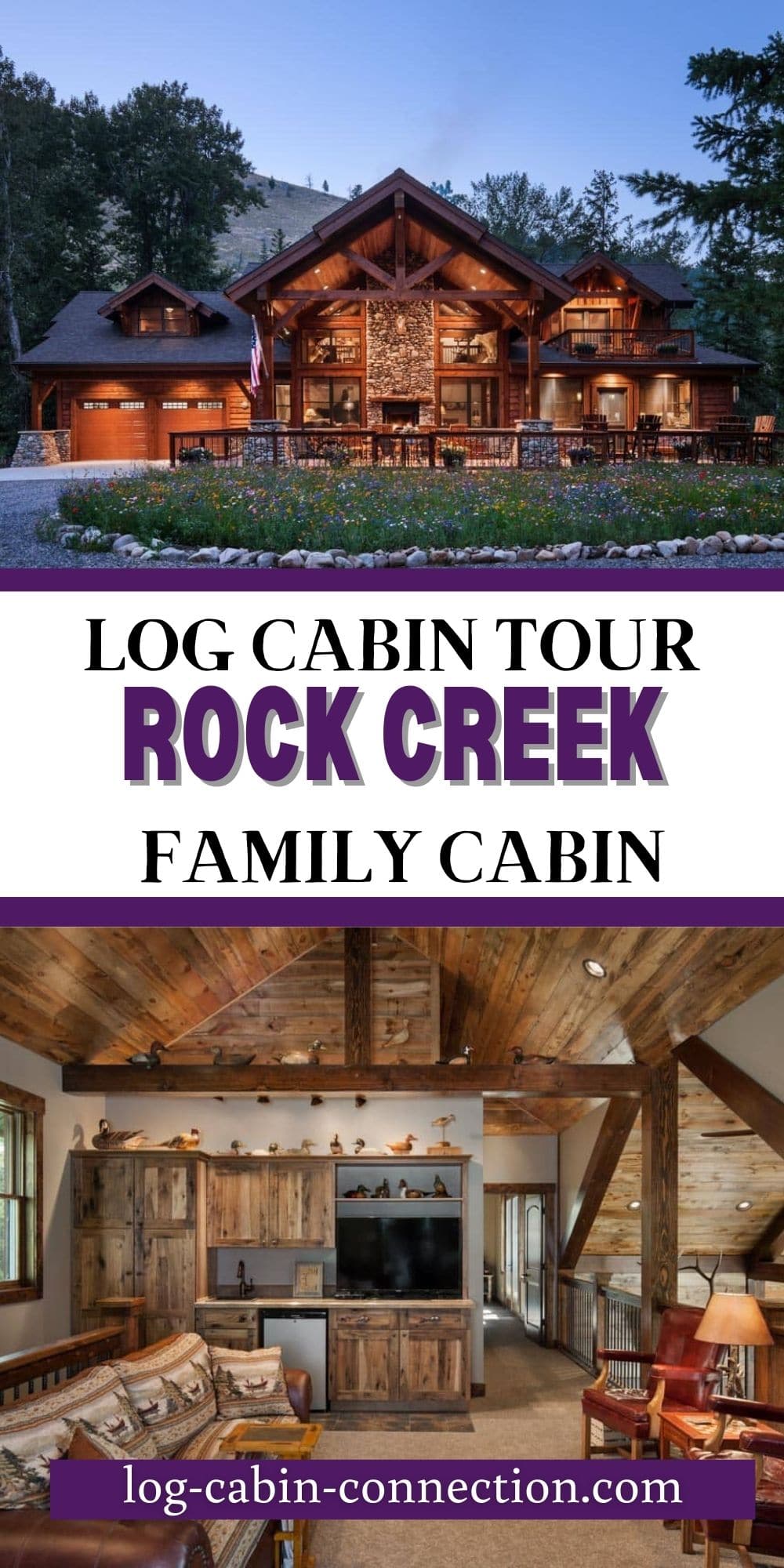 The Rock Creek Log Cabin Is A Family Home