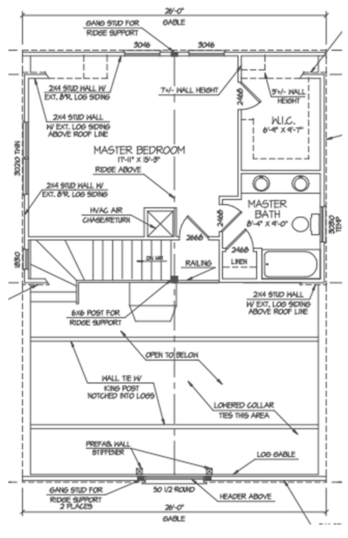 image of blueprint of cabin