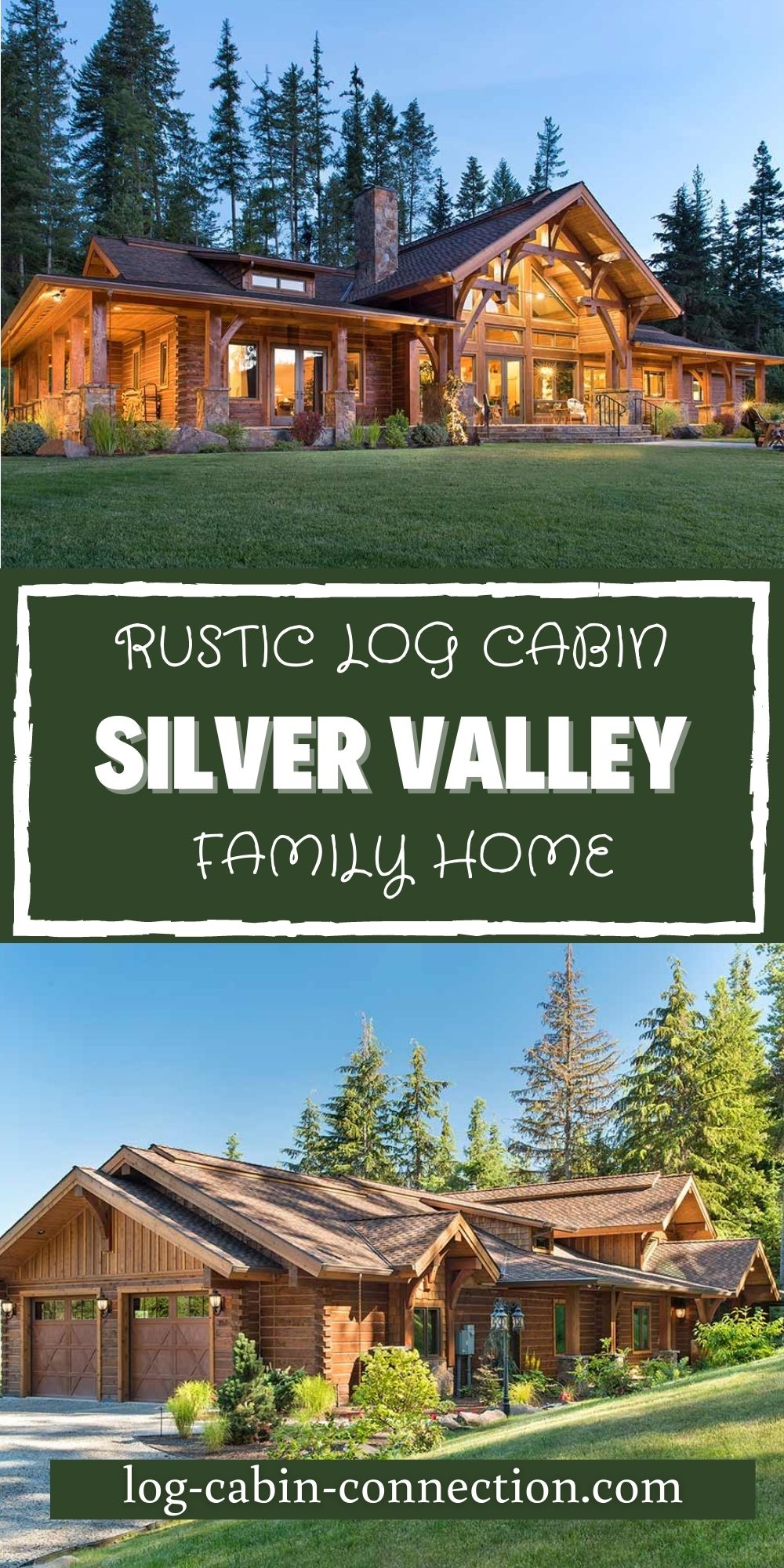 The Hilltop Silver Valley Log Cabin Is Sure to Impress