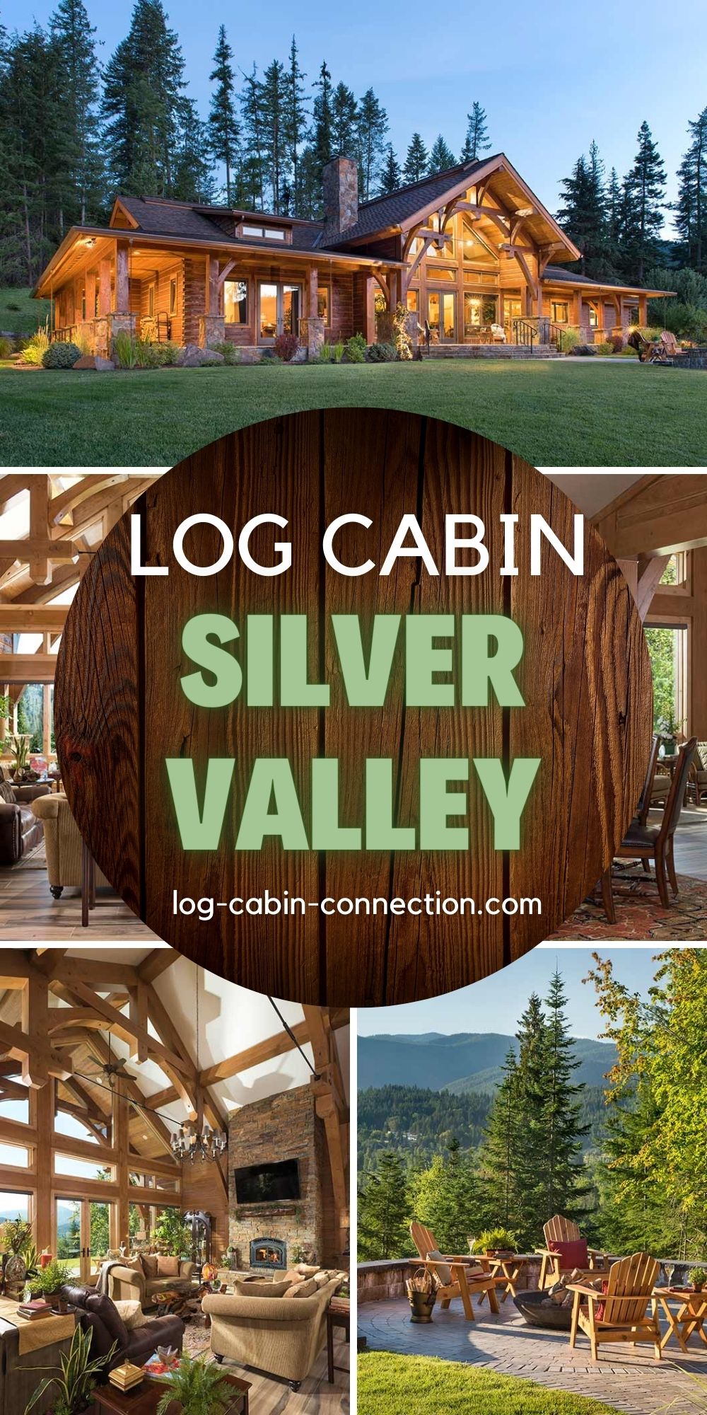 The Hilltop Silver Valley Log Cabin Is Sure to Impress