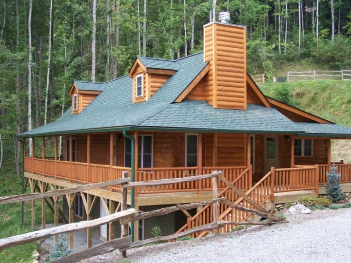 The Blowing Rock Log Cabin Model Has Multiple Variations