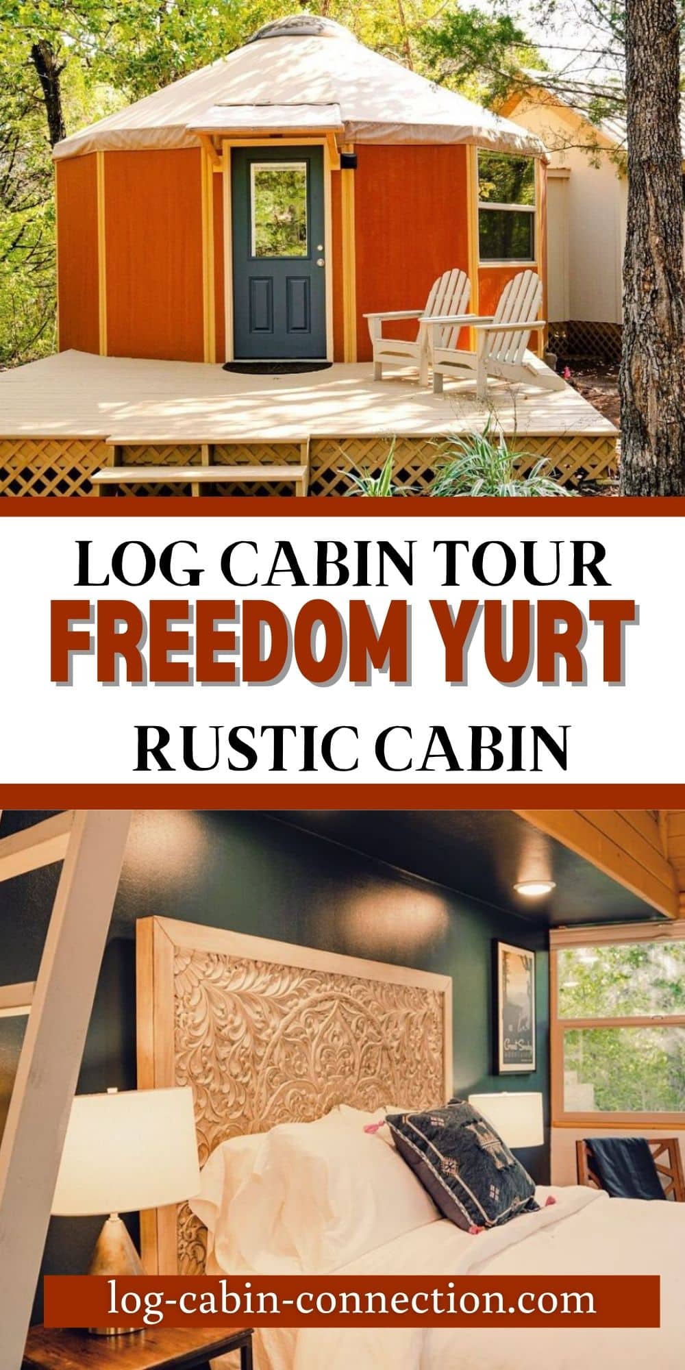 A Customizable Freedom Yurt is A Fun Cabin Style Log Cabin Connection