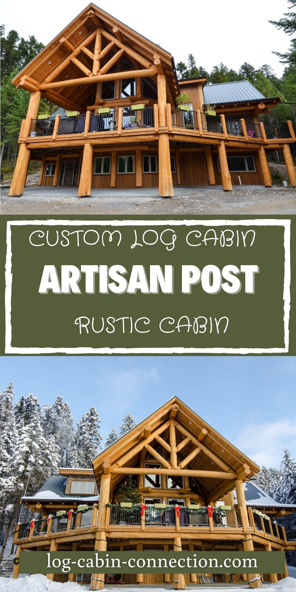 The Artisan Post & Beam Style Cabin is the Ideal Vacation Retreat