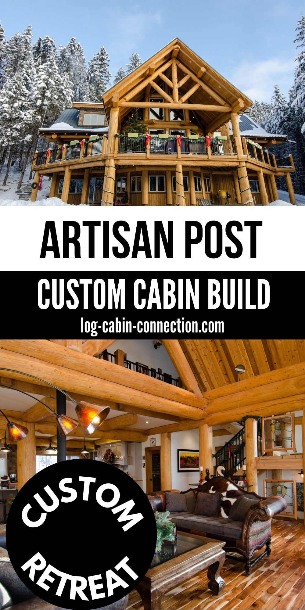The Artisan Post & Beam Style Cabin is the Ideal Vacation Retreat
