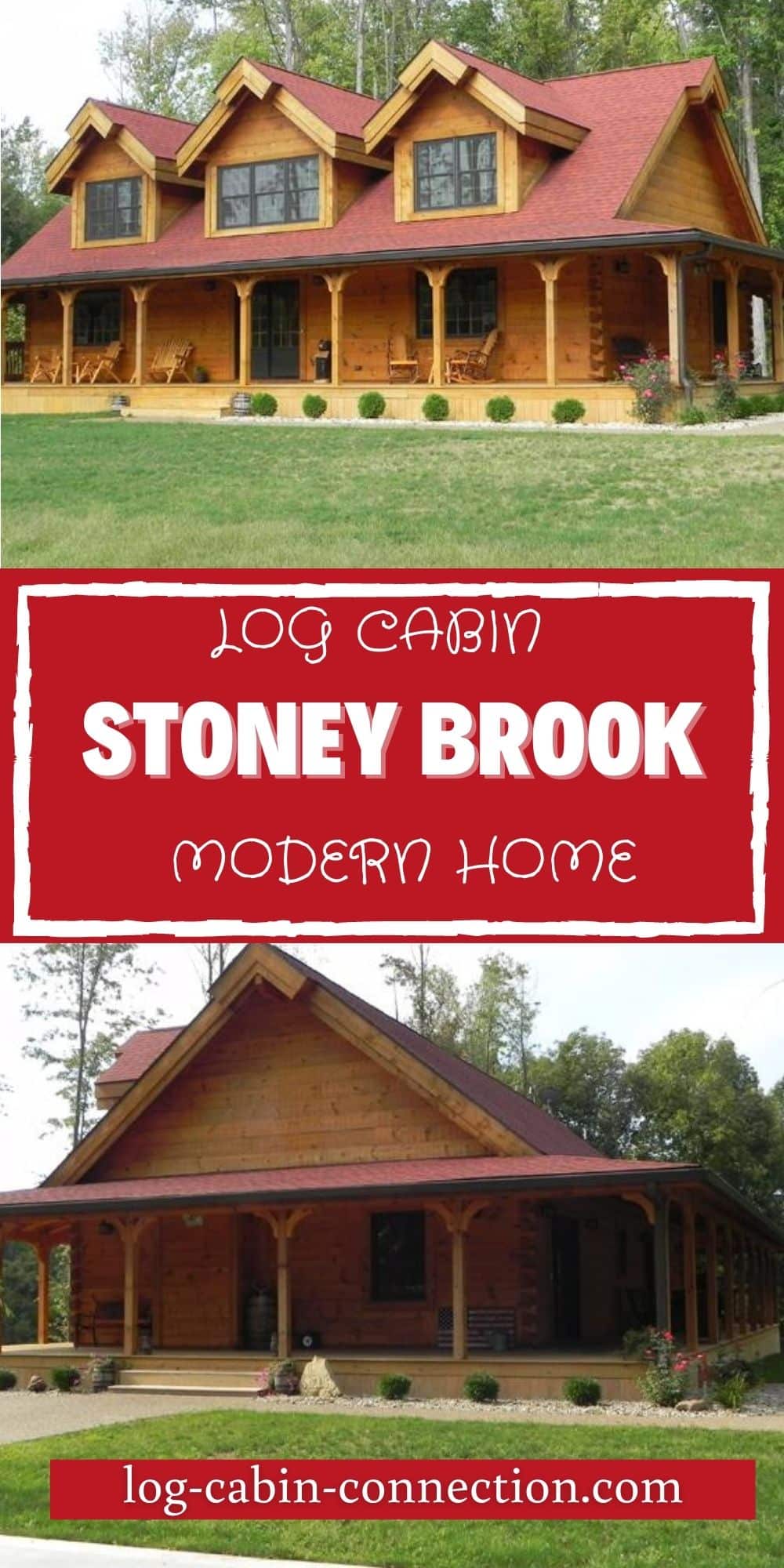 The Rustic Wrap Around Porch Makes Stoney Brook Cozy