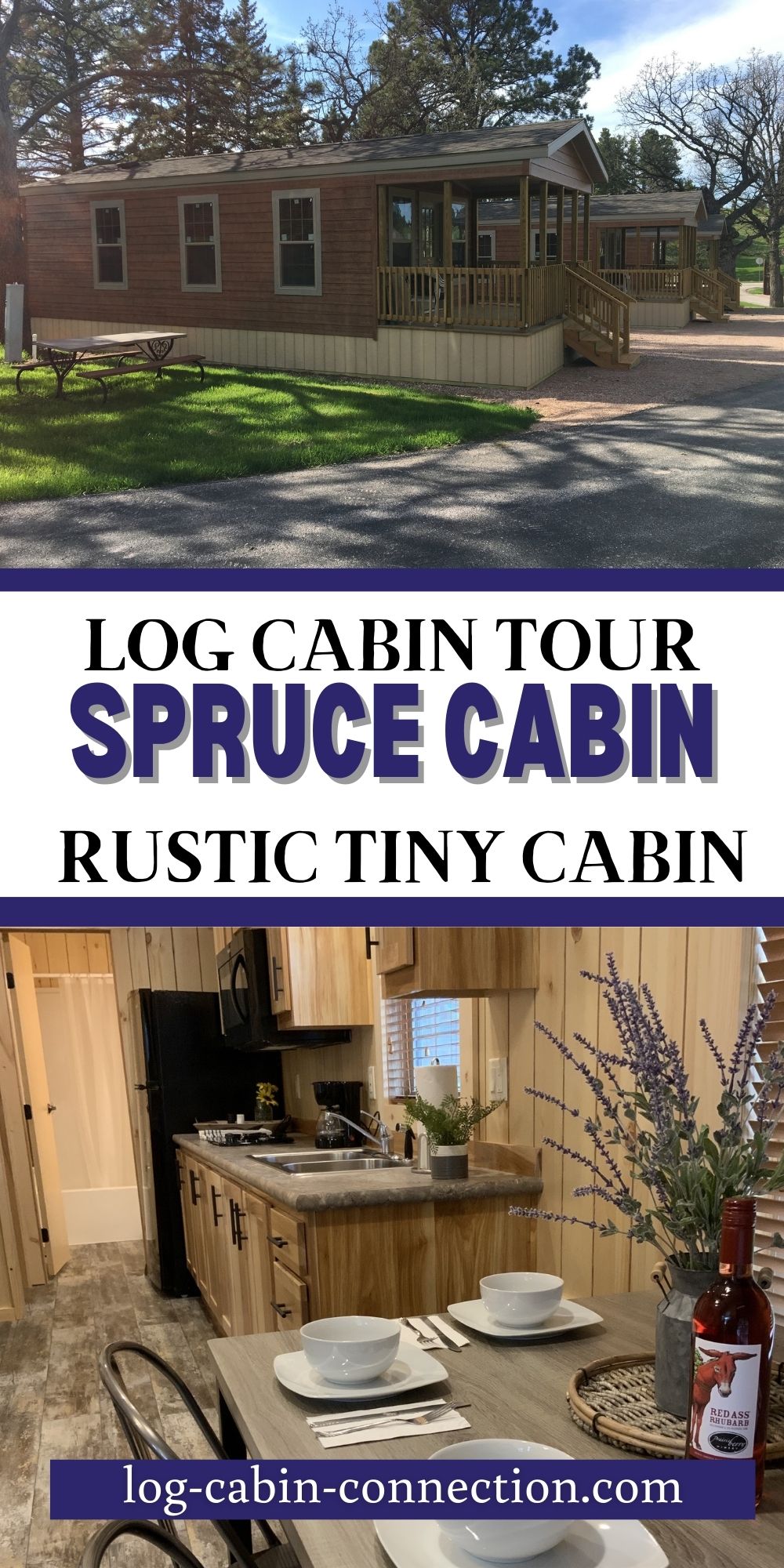 The Rockerville Spruce Cabin is a Perfect Log Home Rental