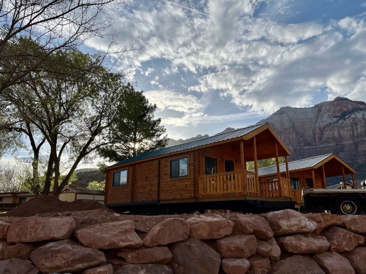 log tiny house on rock hill